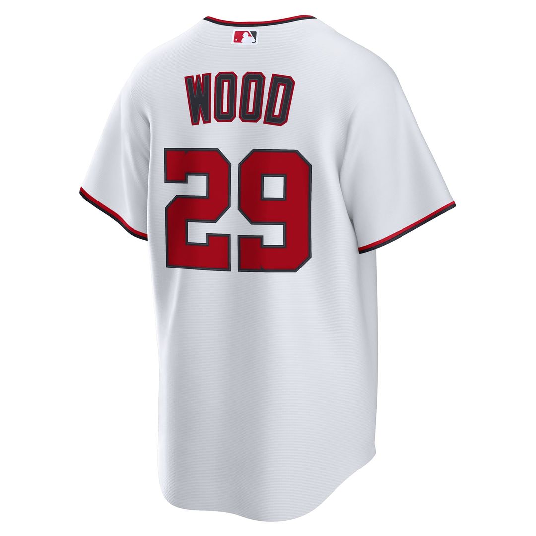James Wood Washington Nationals Nike Home Replica Jersey - White | MLB Fan Gear