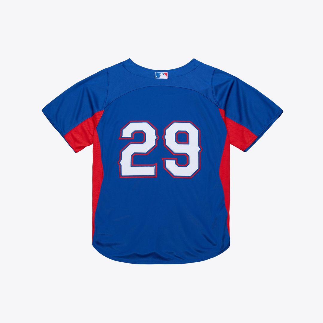 Adrian Beltre Texas Rangers Mitchell & Ness Cooperstown Mesh Batting Practice Button-Up Jersey - Royal | MLB Fan Gear