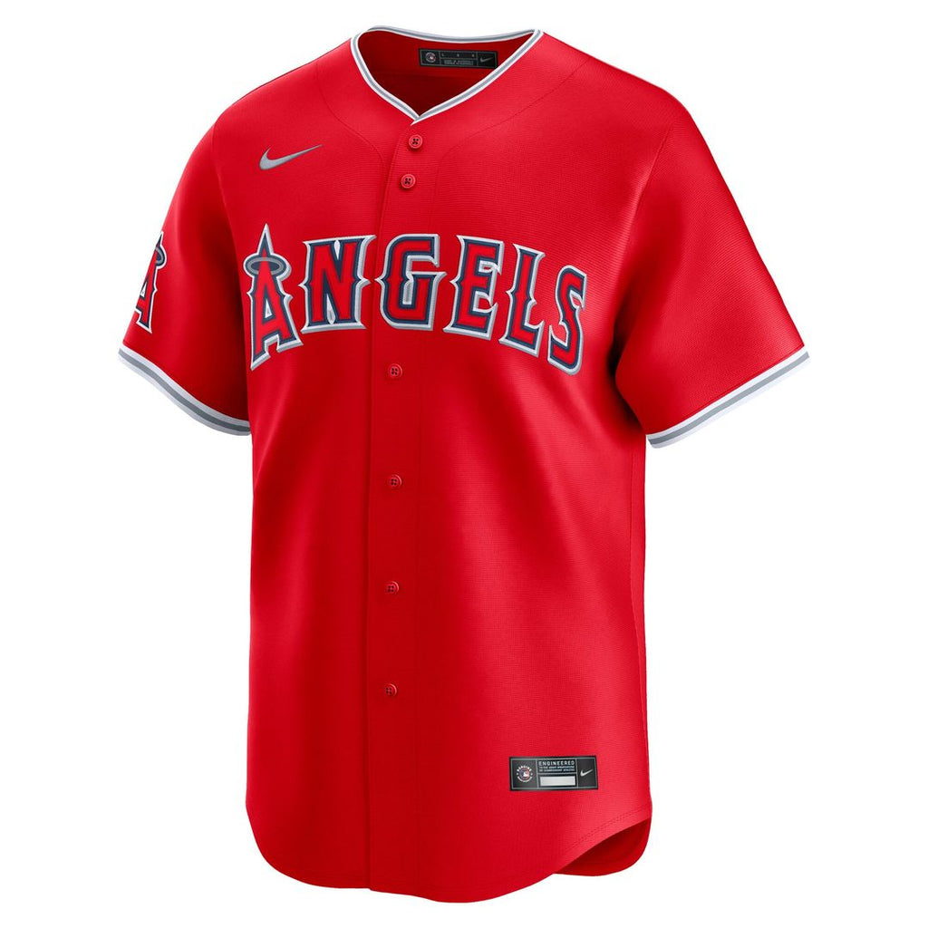 Los Angeles Angels Nike Alternate Limited Jersey - Red | MLB Fan Gear