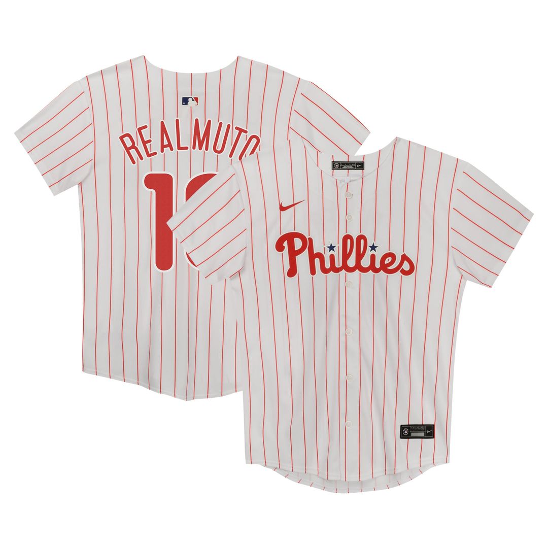 J.T. Realmuto Philadelphia Phillies Nike Preschool Home Game Jersey - White | MLB Fan Gear