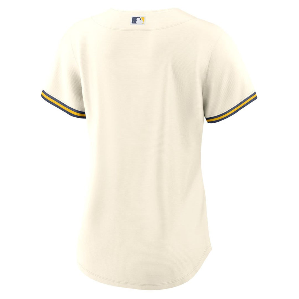 Milwaukee Brewers Nike Women's Home Replica Team Jersey - Cream | MLB Fan Gear