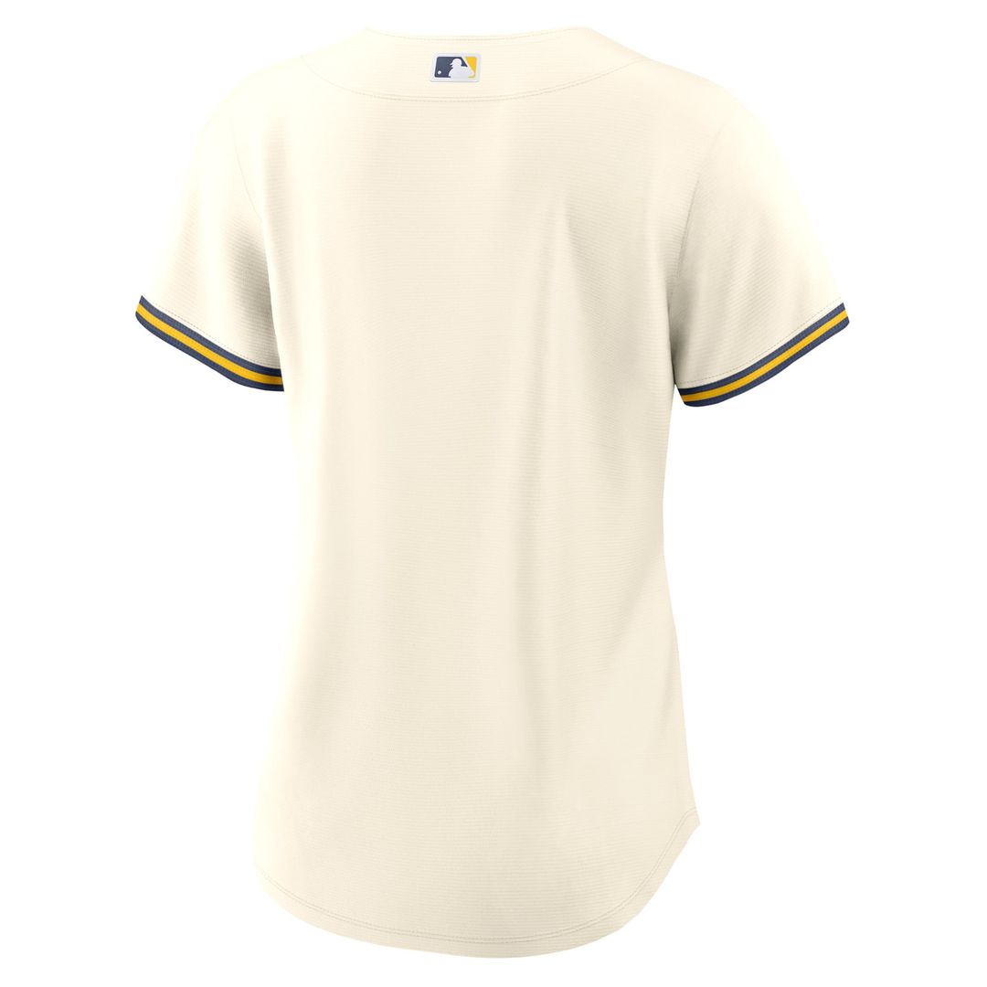 Milwaukee Brewers Nike Women's Home Replica Team Jersey - Cream | MLB Fan Gear