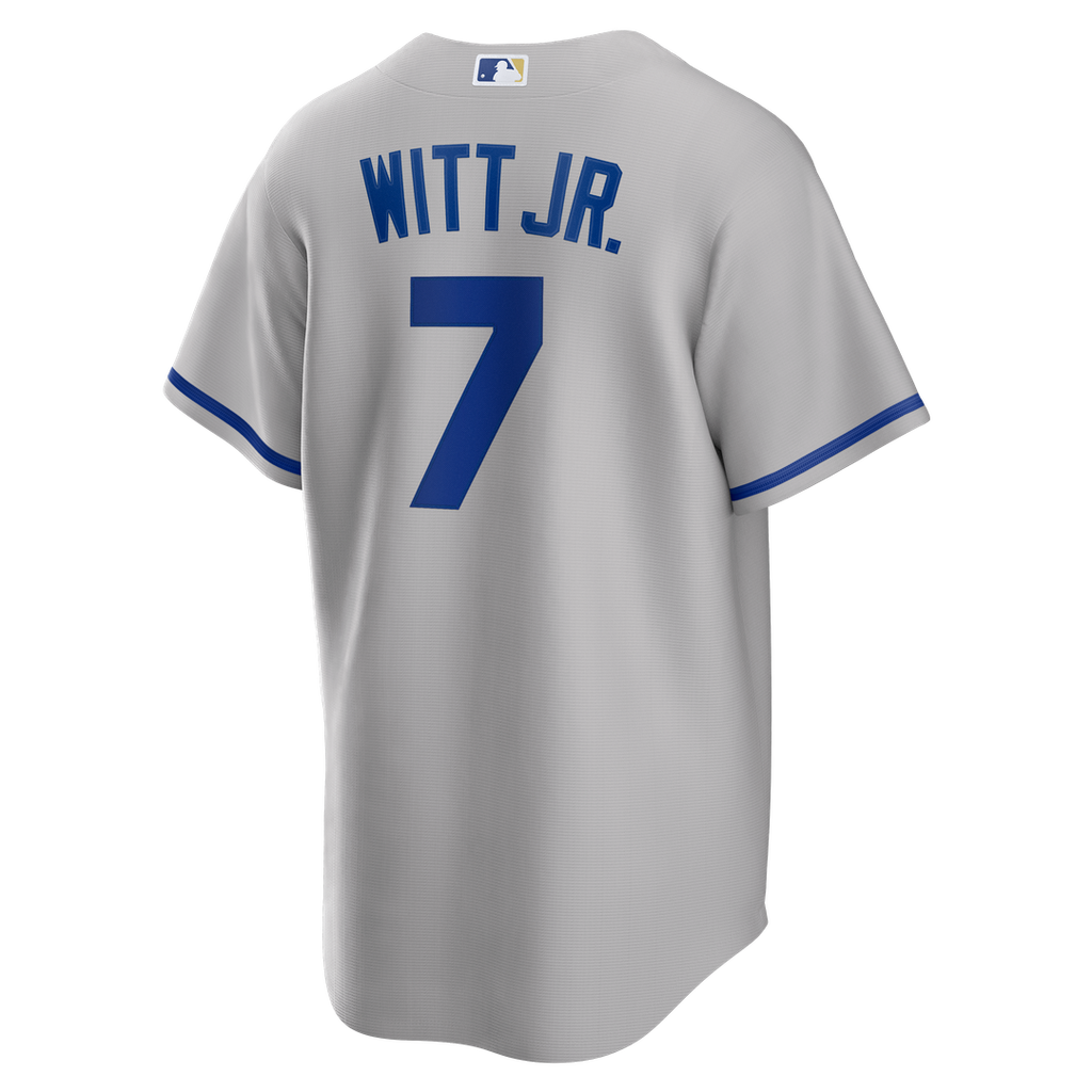 Bobby Witt Jr. Kansas City Royals Nike Road Replica Jersey - Gray | MLB Fan Gear