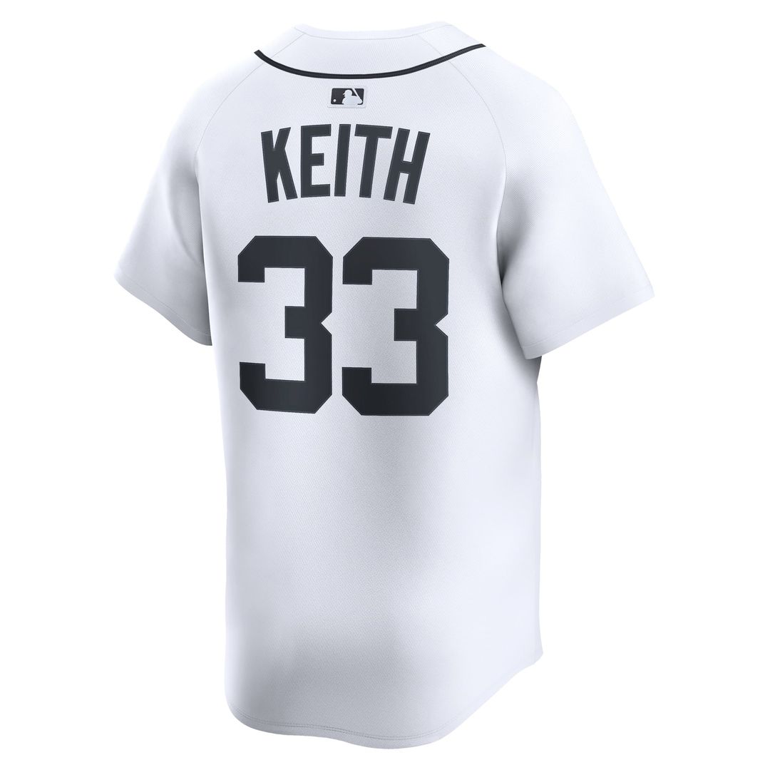 Colt Keith Detroit Tigers Nike Home Limited Player Jersey - White | MLB Fan Gear