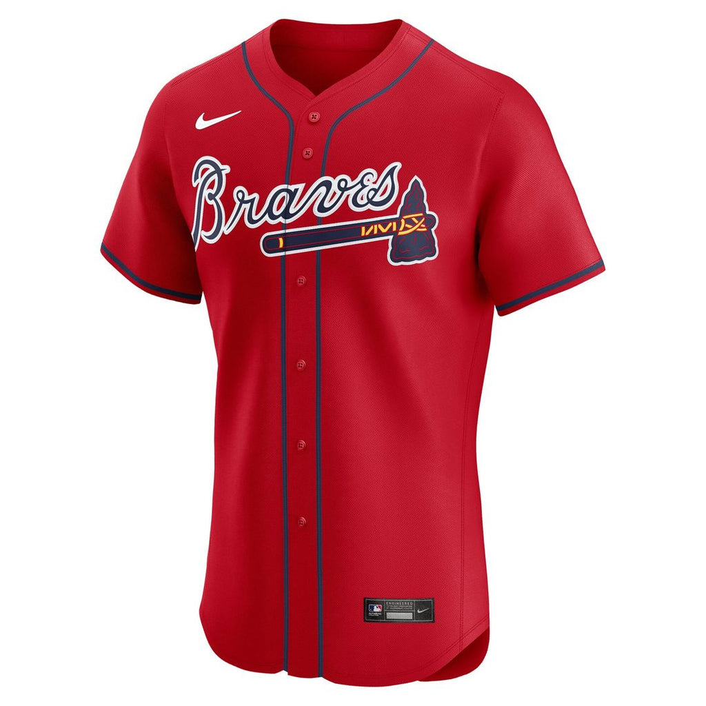 Atlanta Braves Nike Alternate Elite Jersey - Red | MLB Fan Gear