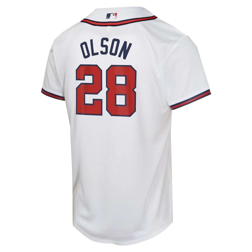 Matt Olson Atlanta Braves Nike Youth Home Game Player Jersey - White | MLB Fan Gear