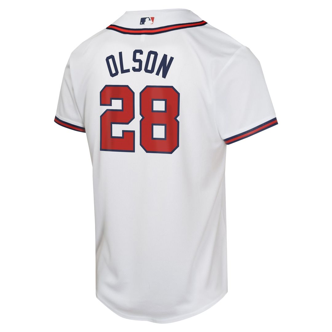 Matt Olson Atlanta Braves Nike Youth Home Game Player Jersey - White | MLB Fan Gear
