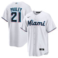Graham Pauley Miami Marlins Nike Home Replica Jersey - White | MLB Fan Gear