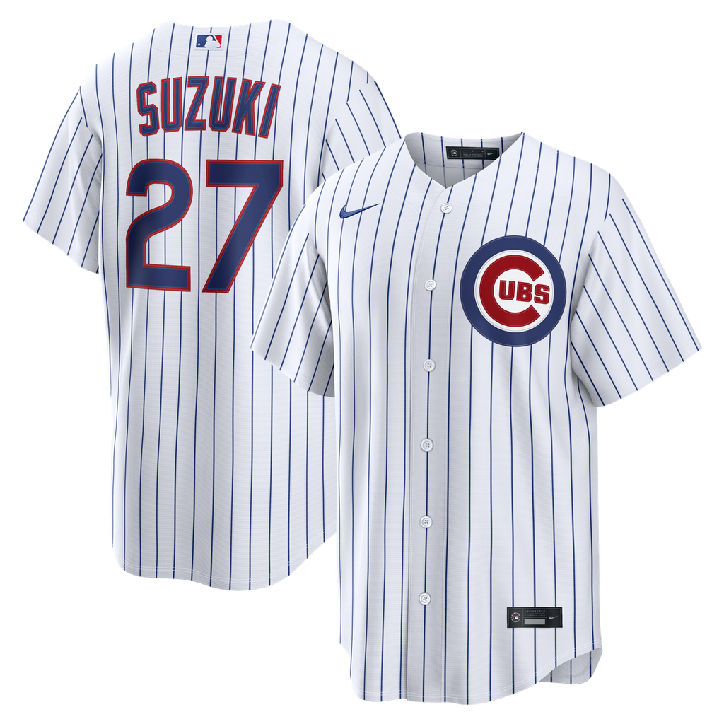 Seiya Suzuki Chicago Cubs Nike Home Replica Jersey - White | MLB Fan Gear