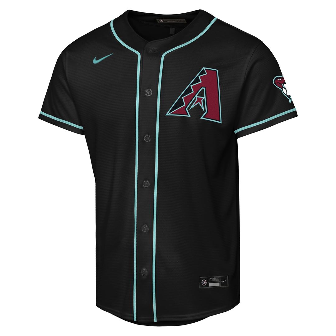 Corbin Carroll Arizona Diamondbacks Nike Youth Alternate Stadium Jersey - Black | MLB Fan Gear