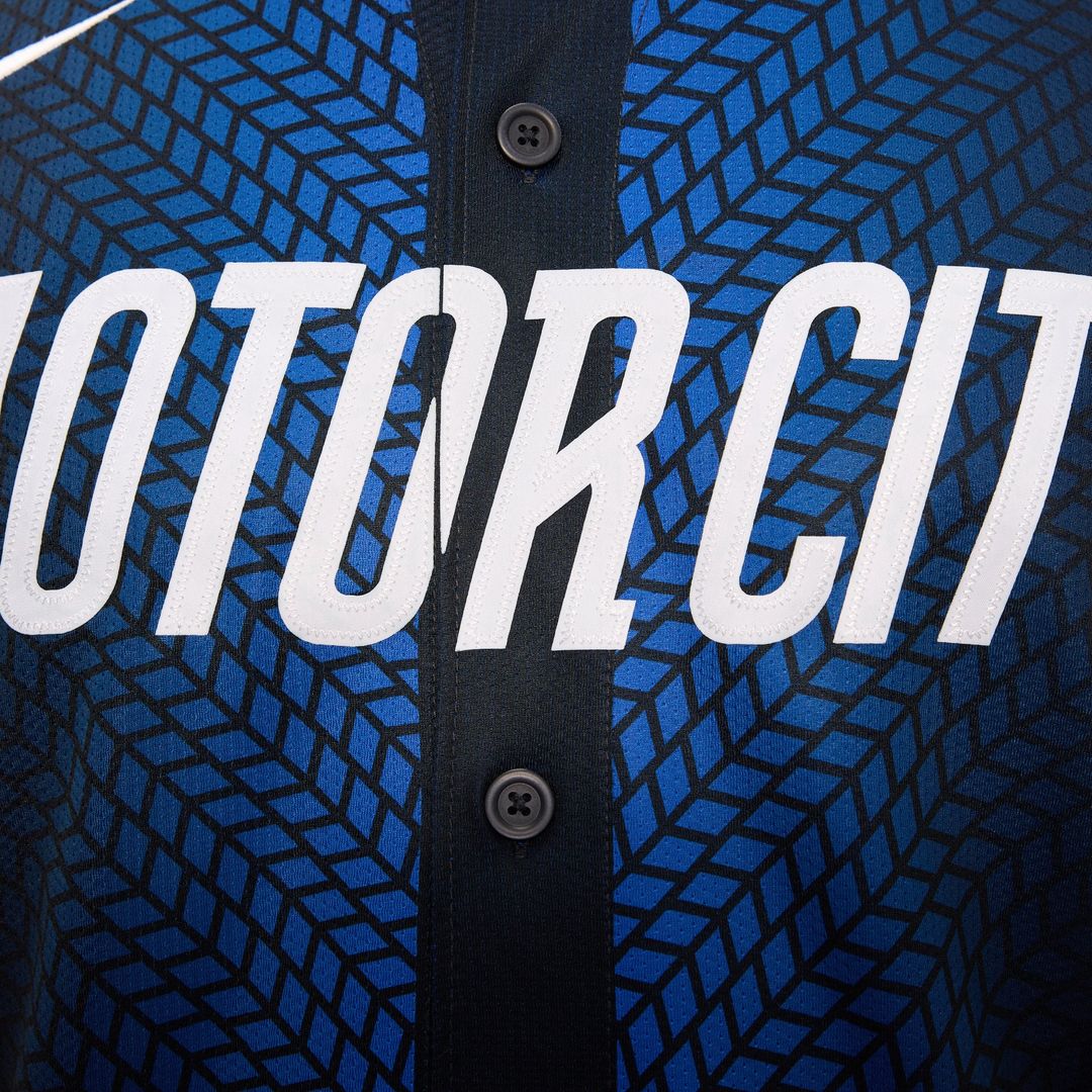 Detroit Tigers Nike City Connect Limited Jersey - Blue | MLB Fan Gear