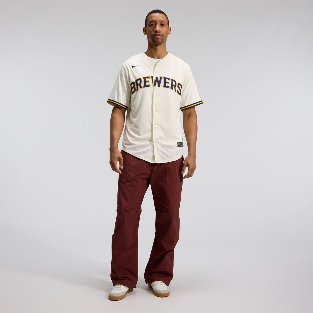 Milwaukee Brewers Nike Home Replica Team Jersey - Cream | MLB Fan Gear