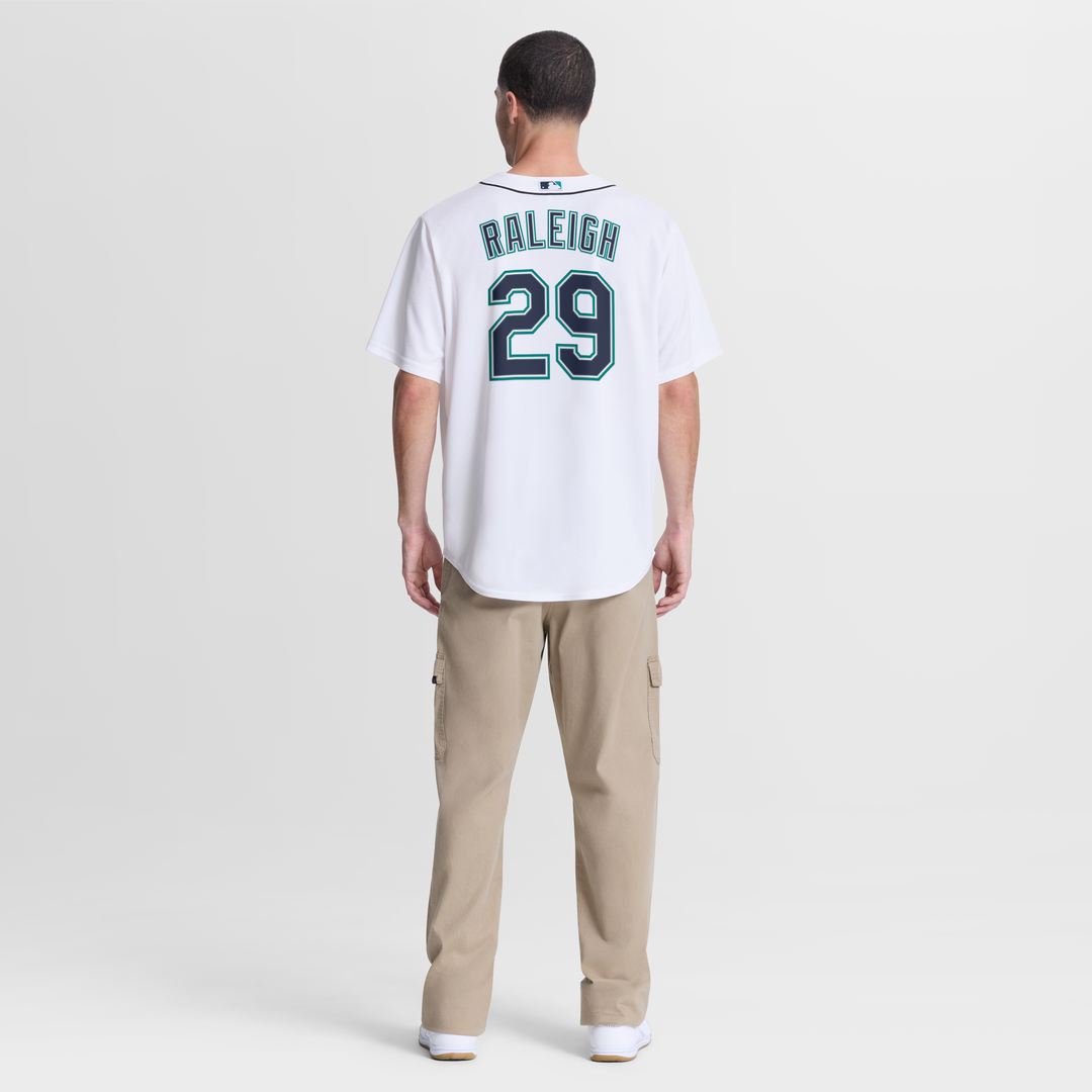 Cal Raleigh Seattle Mariners Nike Home Replica Jersey - White | MLB Fan Gear