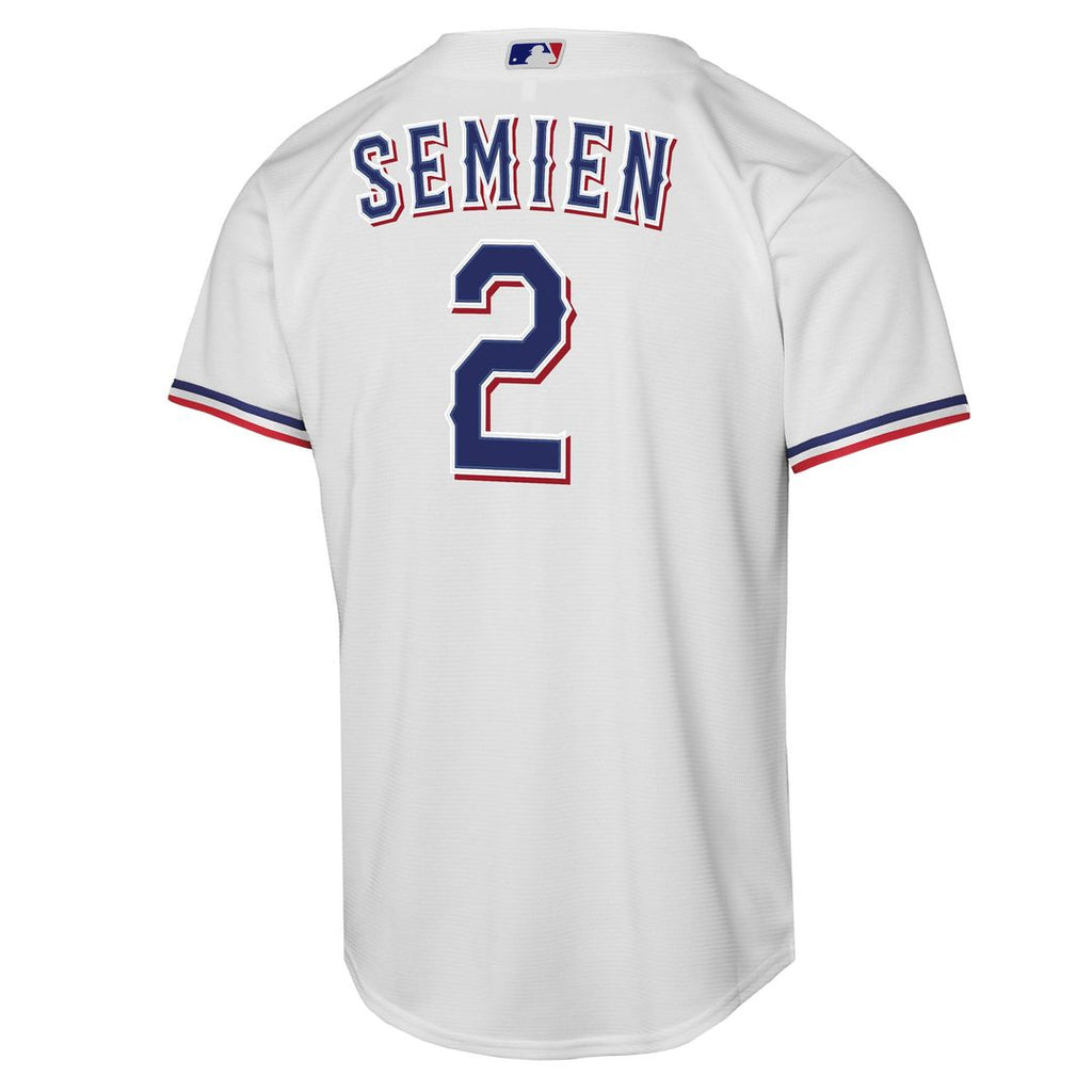 Marcus Semien Texas Rangers Nike Youth Home Replica Player Jersey - White | MLB Fan Gear