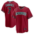 Corbin Carroll Arizona Diamondbacks Nike Alternate 2 Replica Jersey - Crimson | MLB Fan Gear