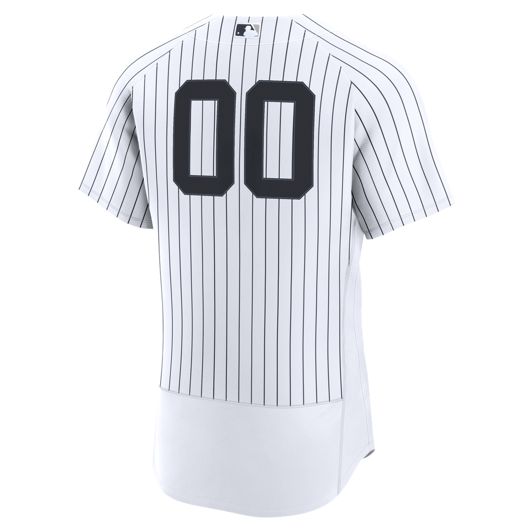 New York Yankees Nike Home Authentic Custom Jersey - White | MLB Fan Gear