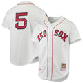 Nomar Garciaparra Boston Red Sox Mitchell & Ness 1997 Cooperstown Collection Authentic Jersey - White | MLB Fan Gear
