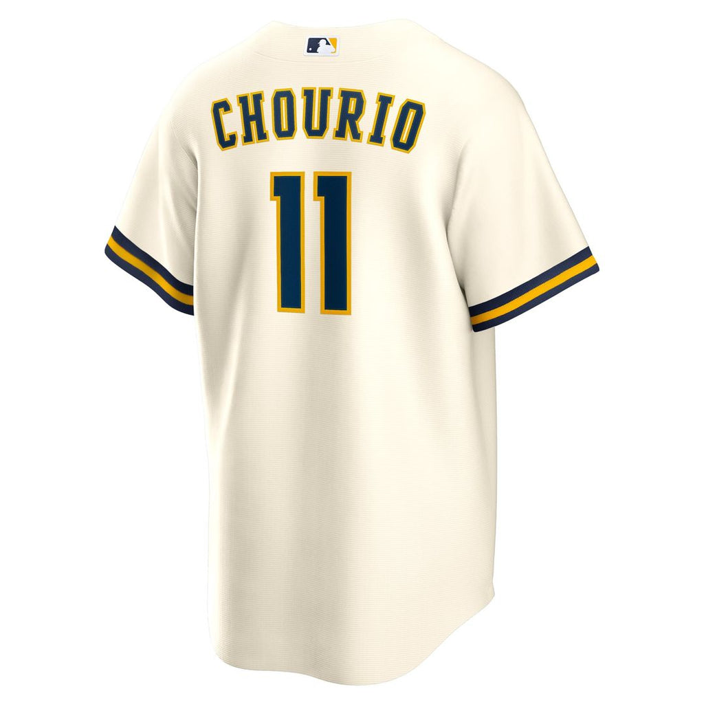 Jackson Chourio Milwaukee Brewers Nike Home Replica Jersey - Cream | MLB Fan Gear