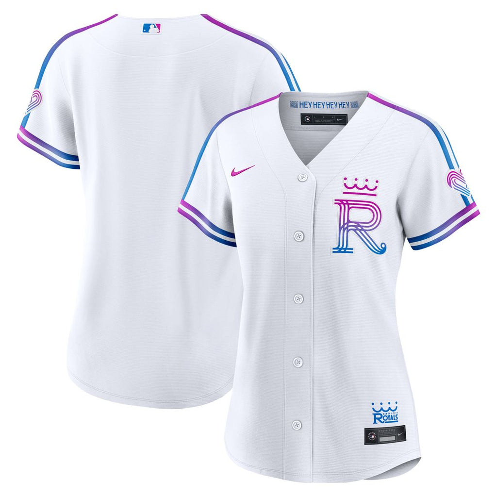 Kansas City Royals Nike Women's 2026 City Connect Stadium Jersey - White | MLB Fan Gear