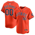 Houston Astros Nike Alternate Limited Custom Jersey - Orange | MLB Fan Gear