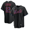 Francisco Lindor New York Mets Nike Alternate Replica Jersey - Black | MLB Fan Gear