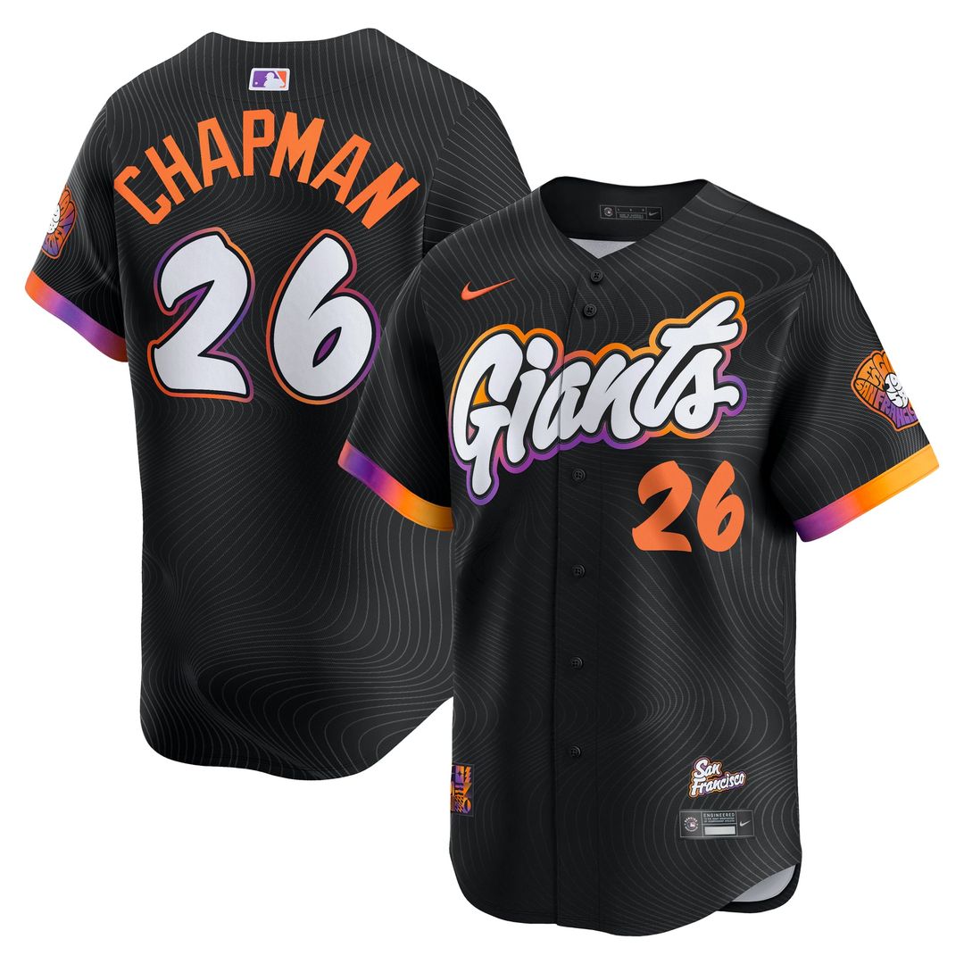 Matt Chapman San Francisco Giants Nike 2025 City Connect Limited Jersey - Anthracite | MLB Fan Gear