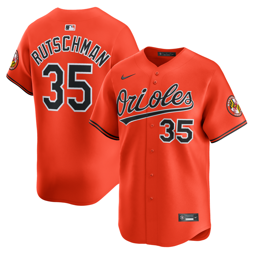 Adley Rutschman Baltimore Orioles Nike 2nd Alternate Limited Player Jersey - Orange | MLB Fan Gear