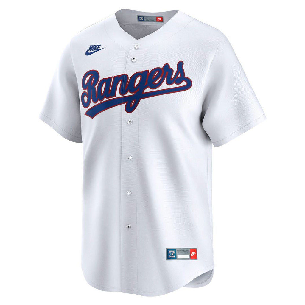 Texas Rangers Nike Cooperstown Collection Limited Jersey - White | MLB Fan Gear