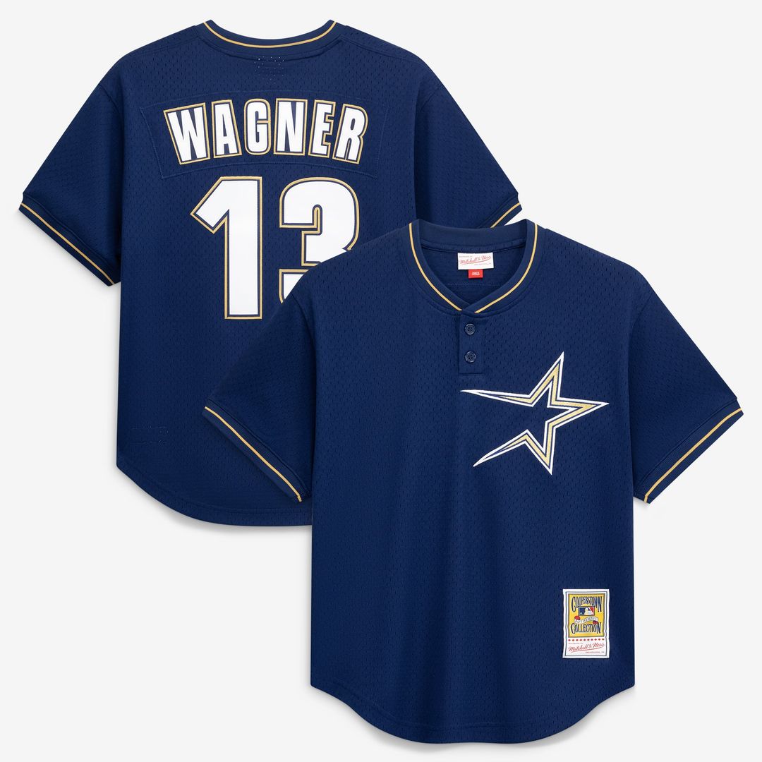 Billy Wagner Houston Astros Mitchell & Ness Authentic Batting Practice Jersey - Navy | MLB Fan Gear