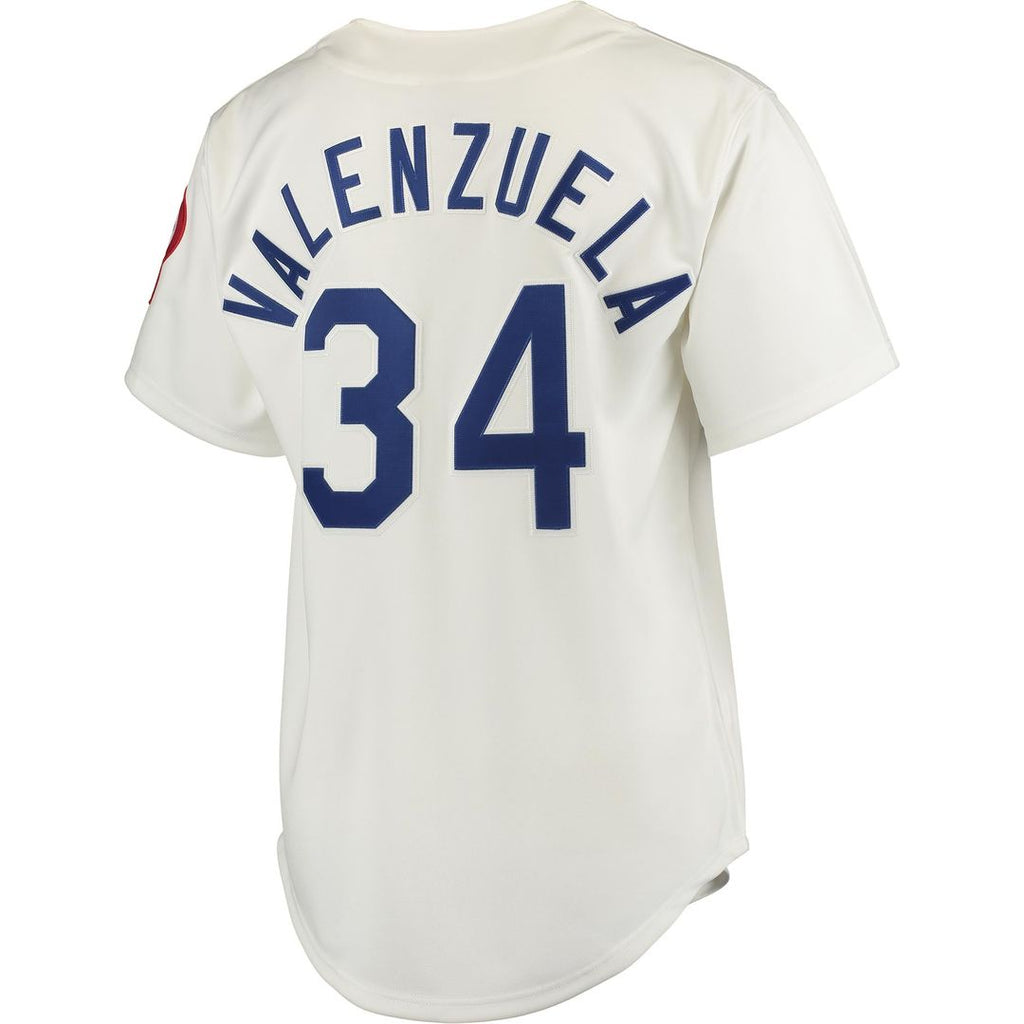 Fernando Valenzuela Los Angeles Dodgers Mitchell & Ness Road 1981 Cooperstown Collection Authentic Jersey - Gray | MLB Fan Gear