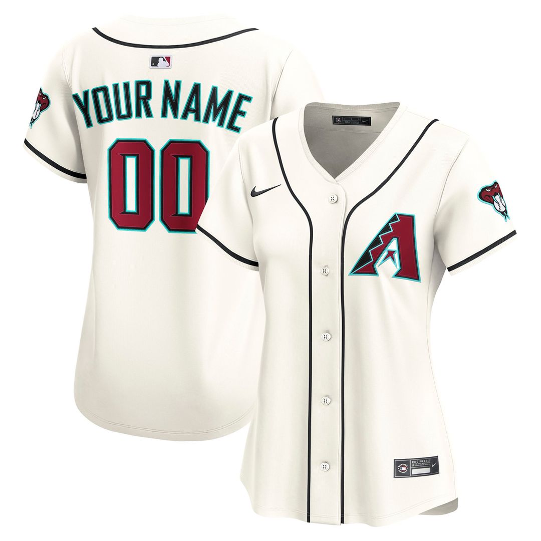 Arizona Diamondbacks Nike Women's Home Limited Custom Jersey - Cream | MLB Fan Gear