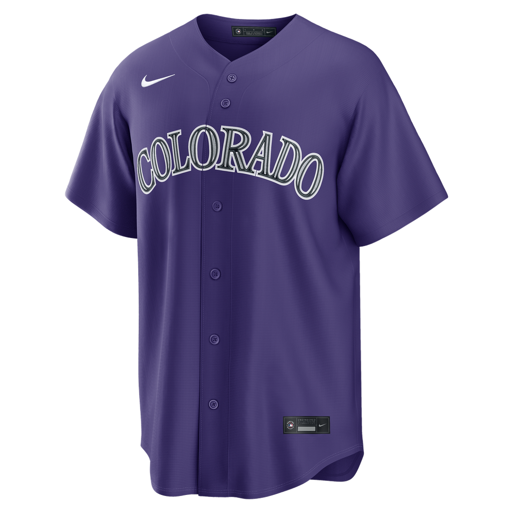 Colorado Rockies Nike Alternate Replica Jersey - Purple | MLB Fan Gear