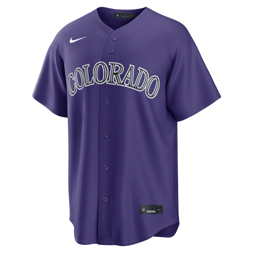 Colorado Rockies Nike Alternate Replica Jersey - Purple | MLB Fan Gear