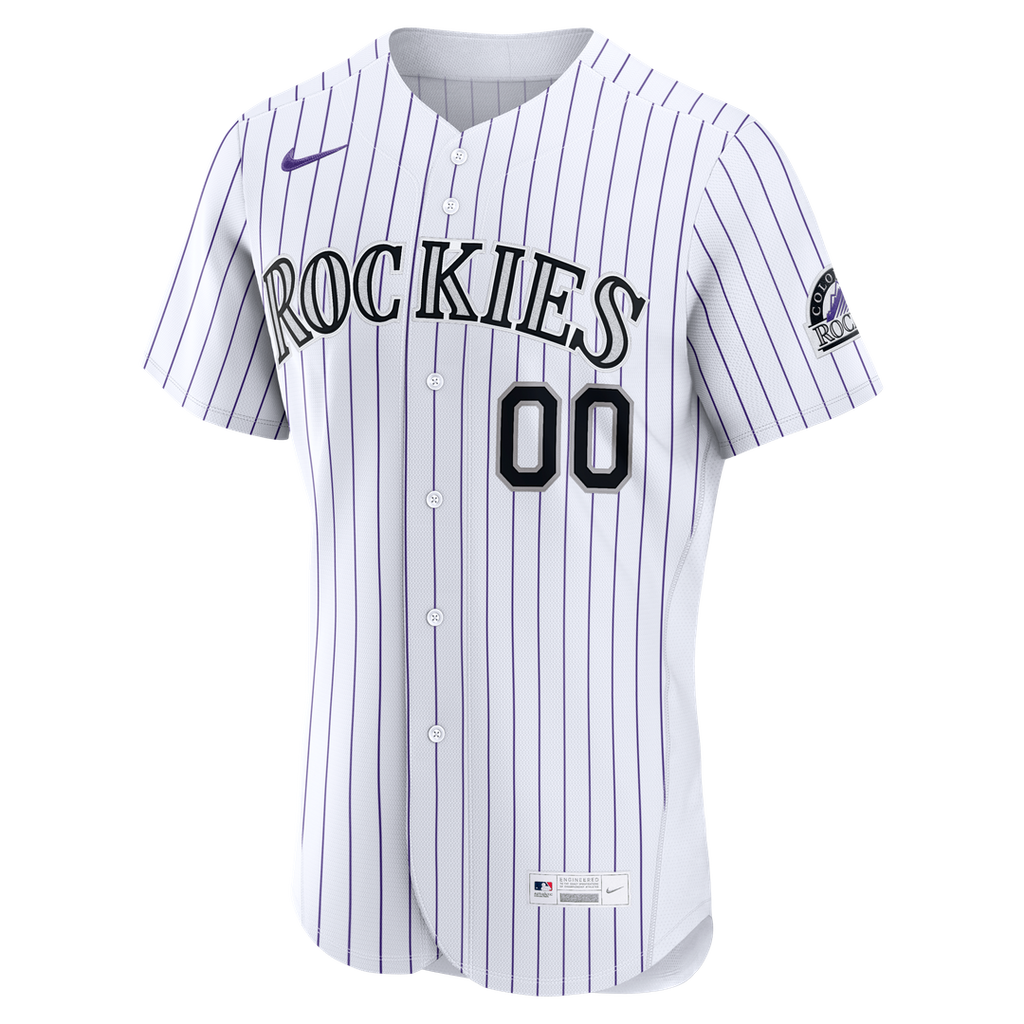 Colorado Rockies Nike Home Authentic Custom Jersey - White | MLB Fan Gear