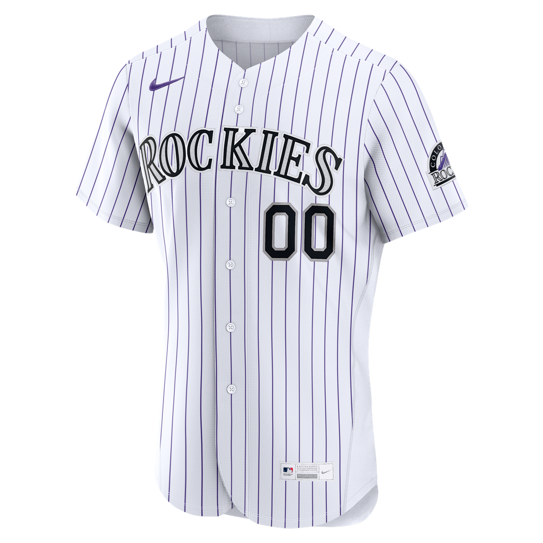 Colorado Rockies Nike Home Authentic Custom Jersey - White | MLB Fan Gear