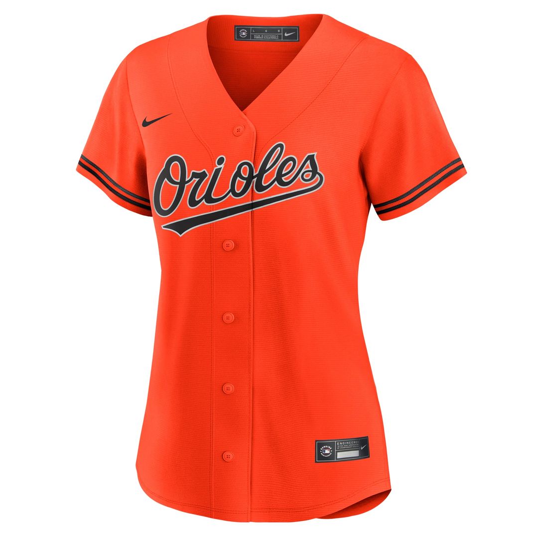 Adley Rutschman Baltimore Orioles Nike Women's Alternate Replica Player Jersey - Orange | MLB Fan Gear