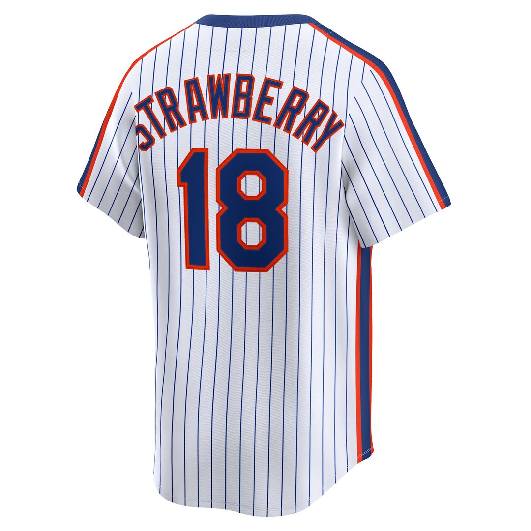 Darryl Strawberry New York Mets Nike Throwback Cooperstown Collection Limited Jersey - White | MLB Fan Gear