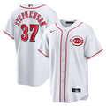 Tyler Stephenson Cincinnati Reds Nike Home Replica Jersey - White | MLB Fan Gear