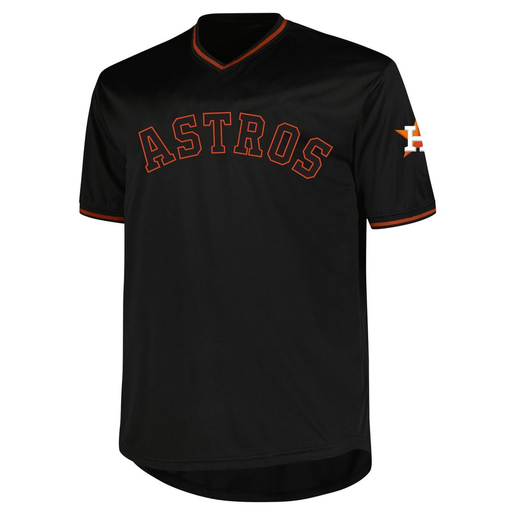 Houston Astros Profile Big & Tall Pop Fashion Jersey - Charcoal | MLB Fan Gear