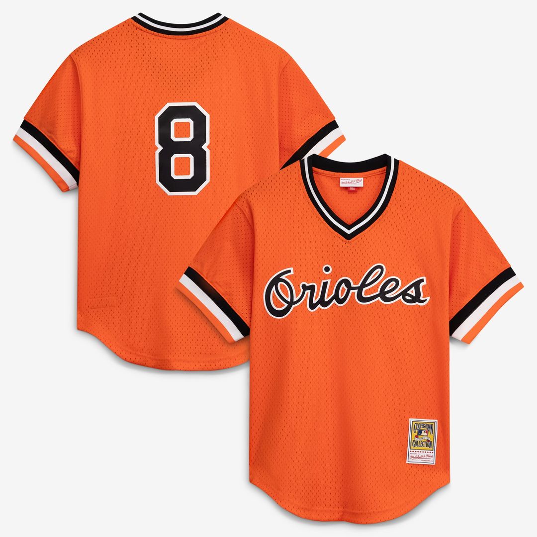 Cal Ripken Jr. Baltimore Orioles Mitchell & Ness Authentic Batting Practice Jersey - White | MLB Fan Gear
