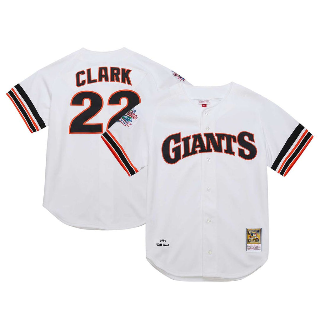Will Clark San Francisco Giants Mitchell & Ness Cooperstown Collection 1989 Authentic Jersey - White | MLB Fan Gear
