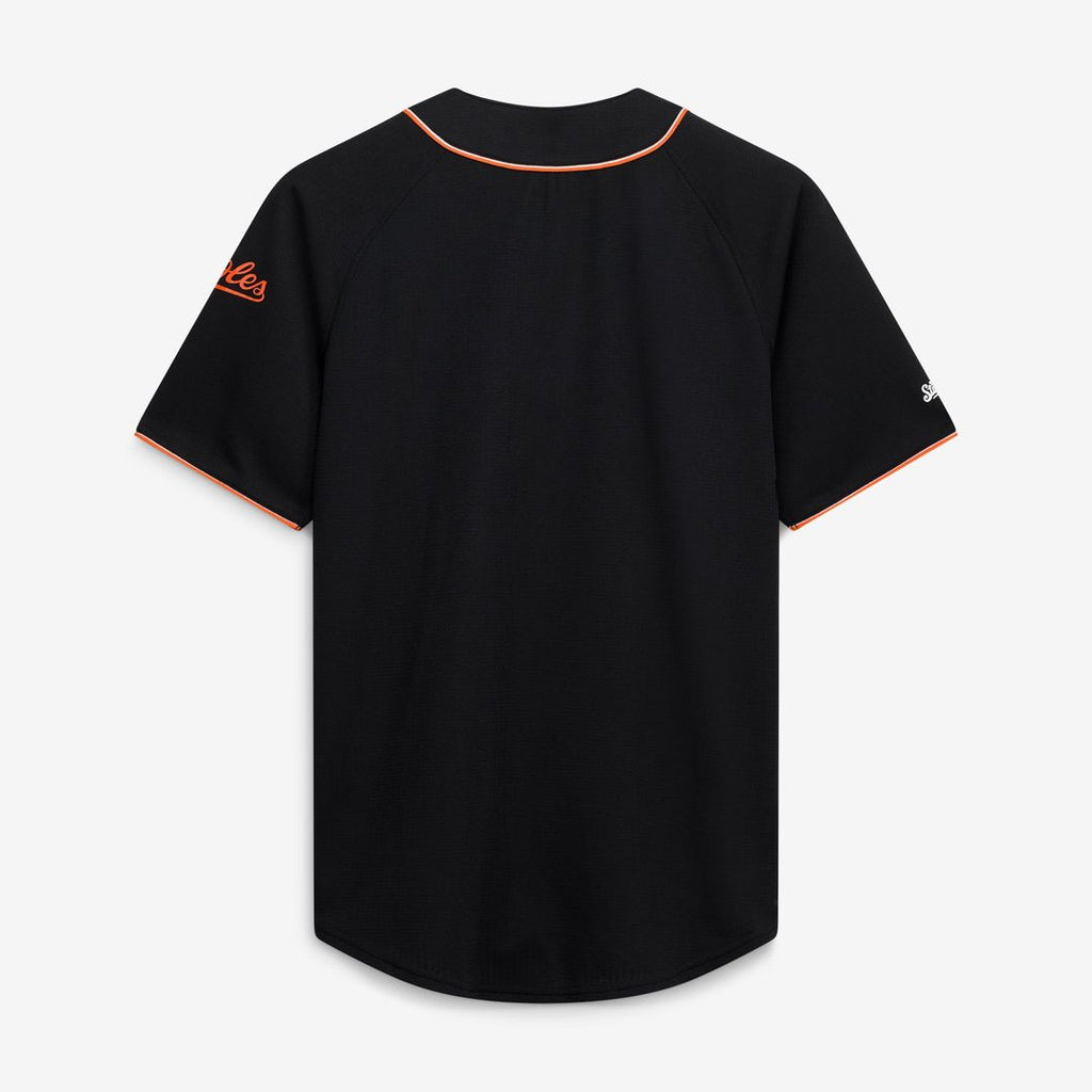 Baltimore Orioles Stitches Team Color Full-Button Fashion Jersey - Black | MLB Fan Gear