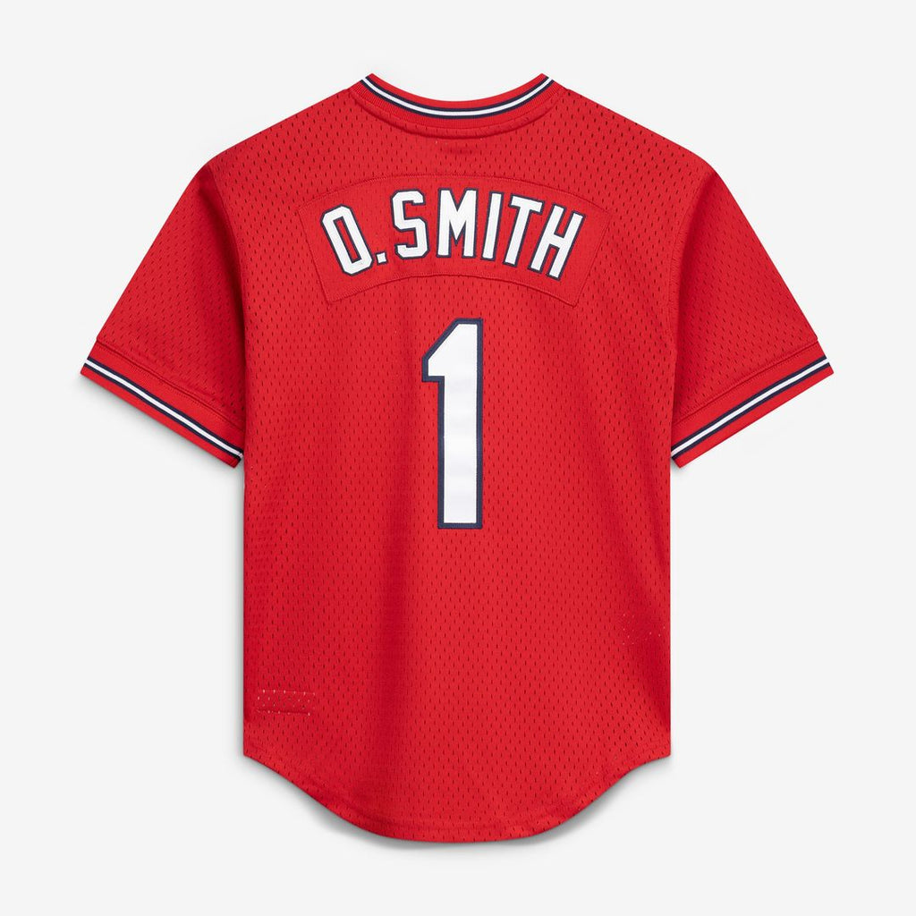 Ozzie Smith St. Louis Cardinals Mitchell & Ness Youth Cooperstown Collection Mesh Batting Practice Jersey - Navy | MLB Fan Gear