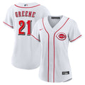 Hunter Greene Cincinnati Reds Nike Women's Home Replica Jersey - White | MLB Fan Gear