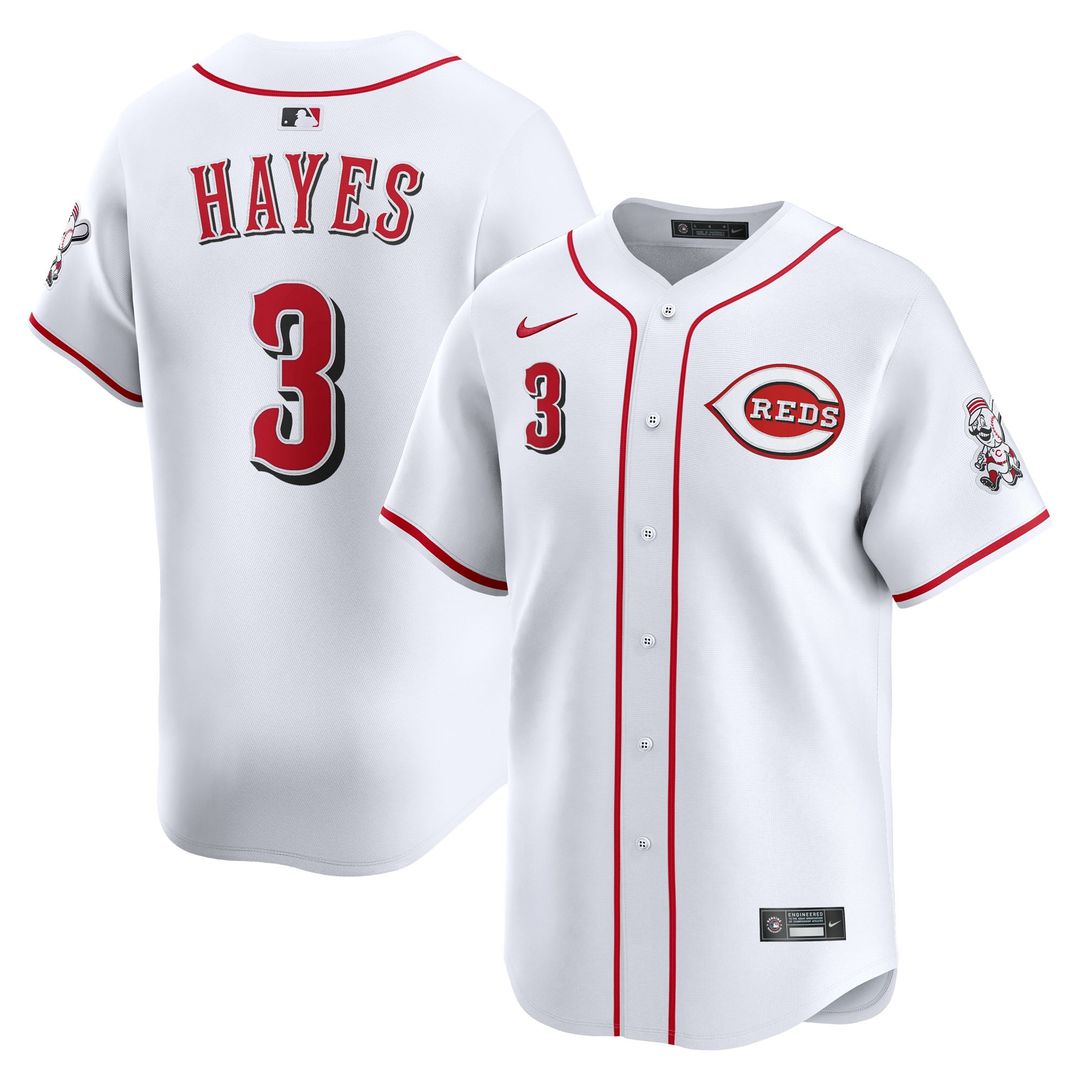 Ke'Bryan Hayes Cincinnati Reds Nike Home Limited Player Jersey - White | MLB Fan Gear
