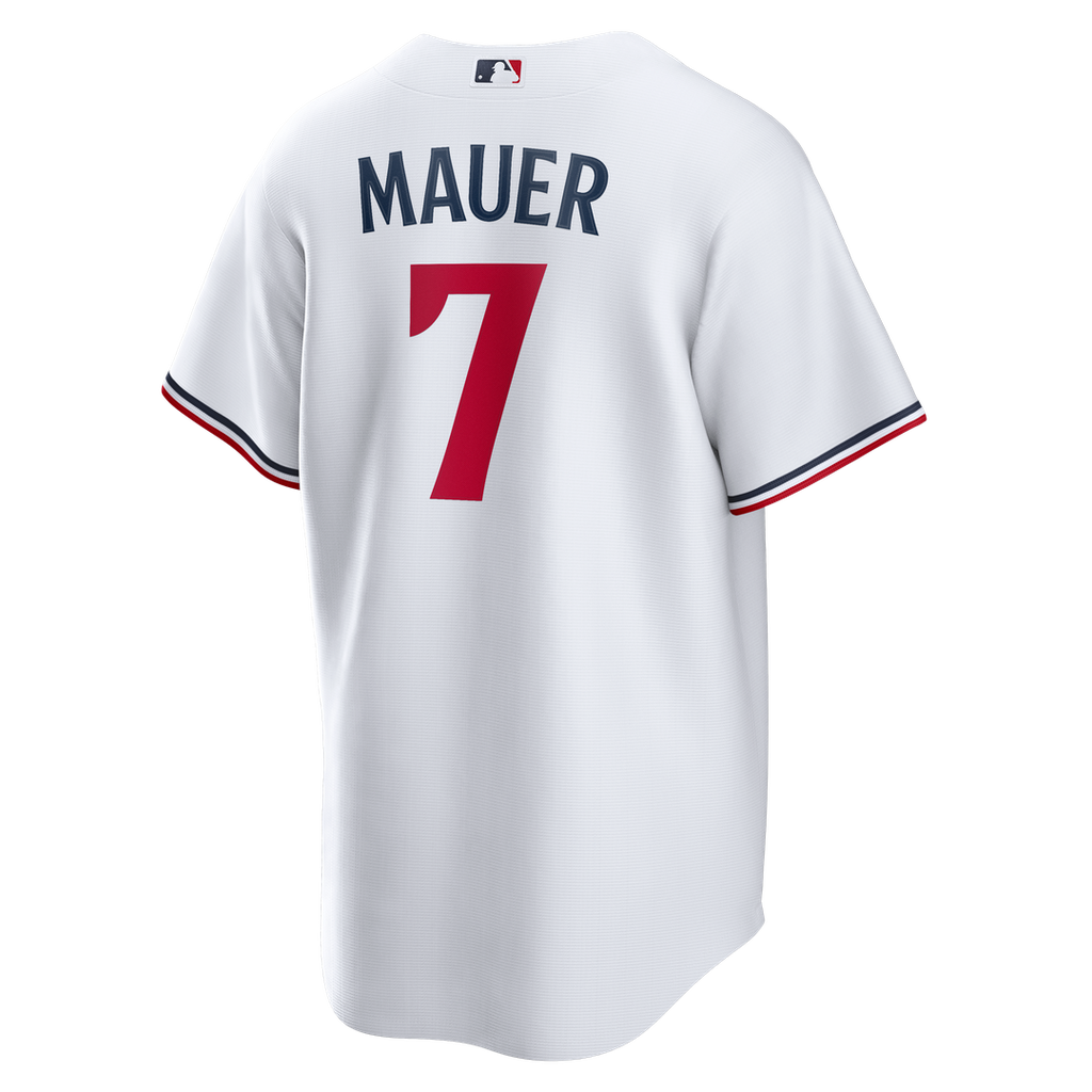 Joe Mauer Minnesota Twins Nike Home Retired Player Replica Jersey - White | MLB Fan Gear