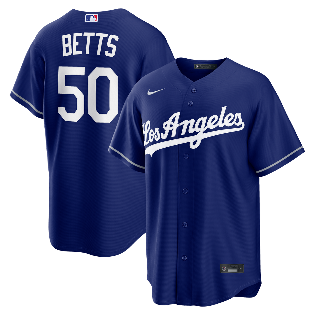 Mookie Betts Los Angeles Dodgers Nike Alternate Replica Jersey - Royal | MLB Fan Gear