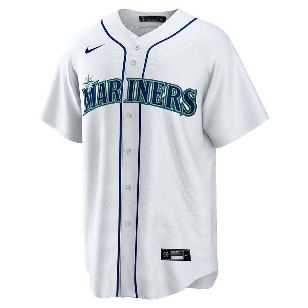 Josh Naylor Seattle Mariners Nike Home Replica Jersey - White | MLB Fan Gear