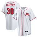 Ken Griffey Jr. Cincinnati Reds Nike Home Retired Player Replica Jersey - White | MLB Fan Gear