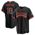 Rafael Devers San Francisco Giants Nike Alternate Stadium Jersey - Black | MLB Fan Gear